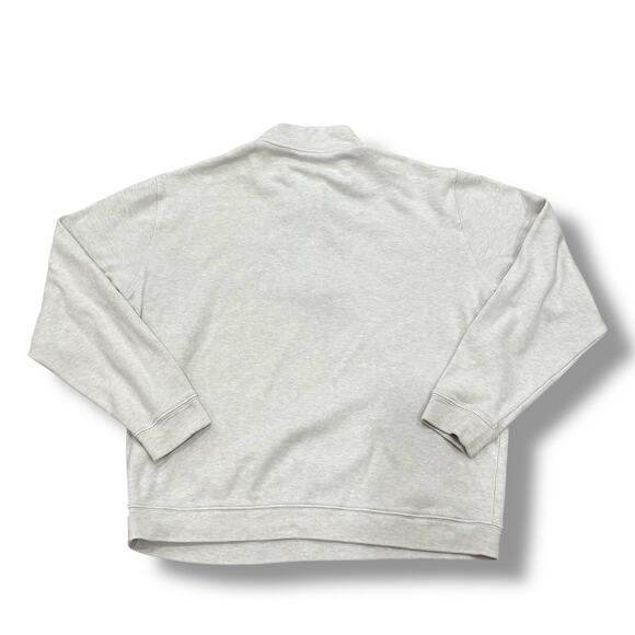 Johnnie-O Men’s Size L 1/4 Zip Pima Cotton Pullover Sweater Golf - Heather Stone - Picture 5 of 5